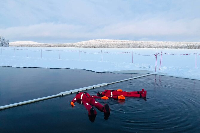 Arctic Day with Ice Fishing and Floating - Ice fishing: the wow moment you work for