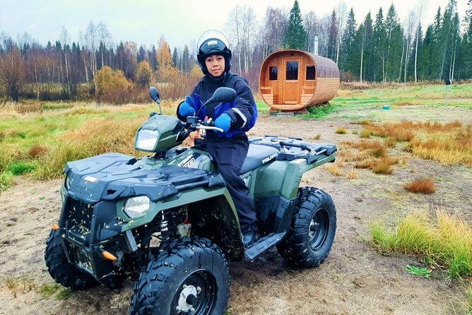 ATV Quad Bike Experience - ATV quad riding through Lapland nature: what you will actually see