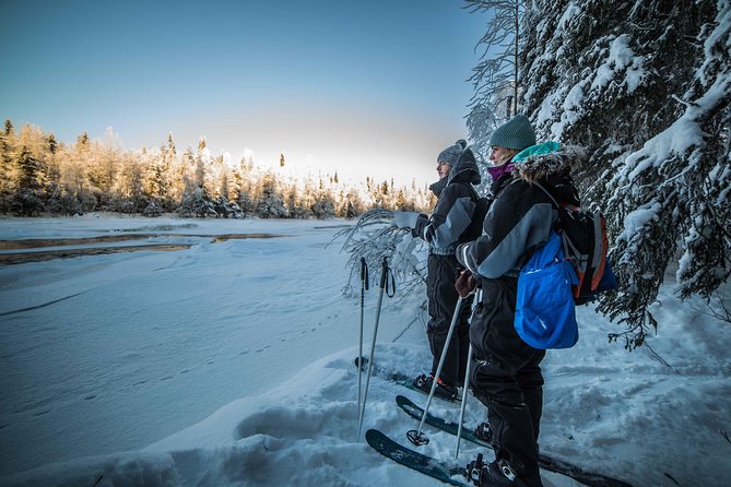 Backcountry skiing adventure - Skin Skis That Turn Cross-Country Into Real Backcountry