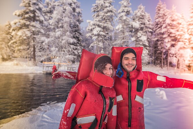 Daytime Arctic Ice-Floating in Rovaniemi, Small-Group - What happens before you step into the lake