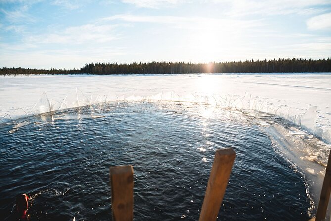 Daytime Arctic Ice-Floating in Rovaniemi, Small-Group - The ice-floating part: entry, floating, and guided confidence