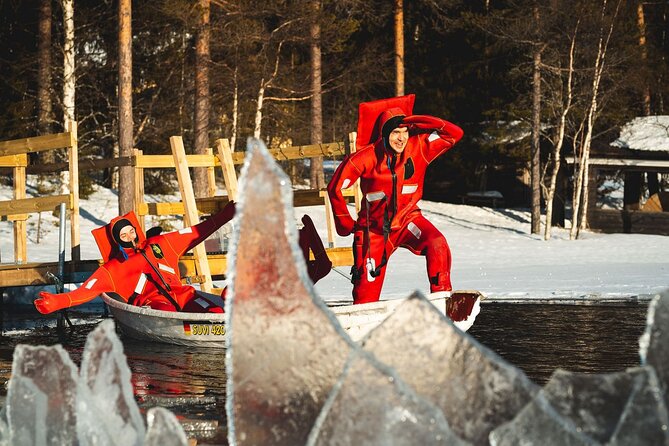 Daytime Arctic Ice-Floating in Rovaniemi, Small-Group - Warm drinks, cookies, and that “I can breathe again” feeling