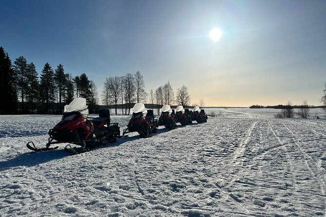Family Snowmobiling in Rovaniemi, Apukka Resort - Dress Like It’s Real Winter, Because It Is