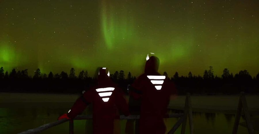 From Rovaniemi: Ice Floating under Aurora Borealis - Ice Floating in Rovaniemi, the Moment You Stop Thinking and Start Looking Up