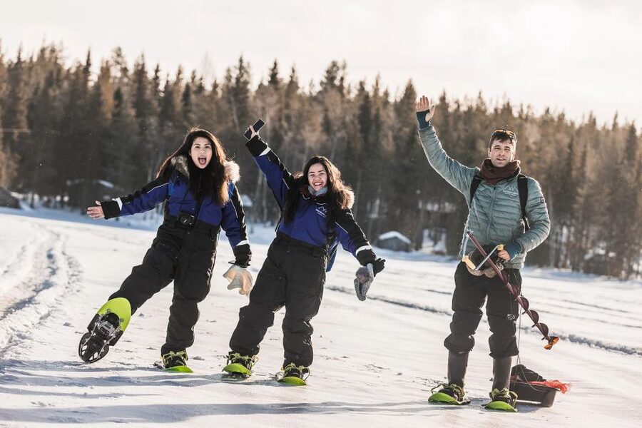From Rovaniemi: Snowshoeing and Ice Fishing Tour - Getting There: The Arctic-Circle Feel Starts on the Drive