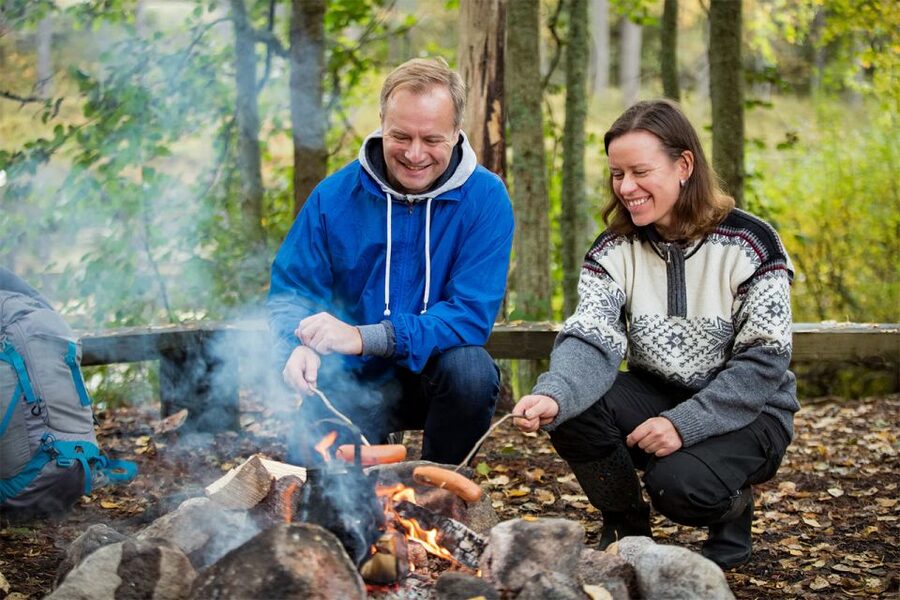 From Rovaniemi: Vikaköngäs Forest Hiking Tour - The Kota Stop and Blueberry Tea, a Warm Reset