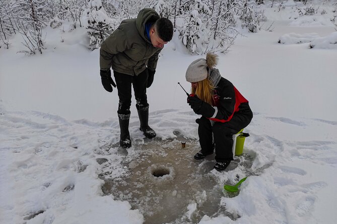 Half-Day Husky Safari and Salmon Ice Fishing Experience - Husky power plus salmon ice fishing in one 5.5-hour Rovaniemi morning