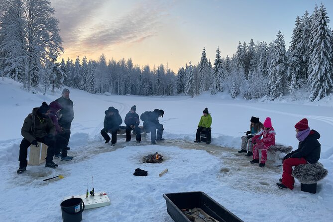 ICE FISHING experience - Pickup, drive time, and a small group that actually feels small