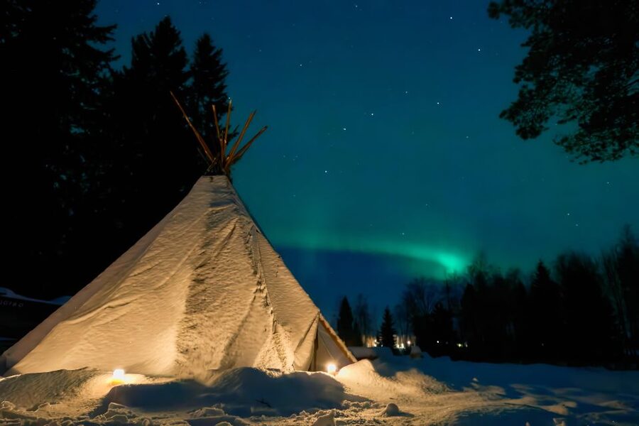 Ii: Snowmobile sleigh trip on frozen sea under starlit sky - When sledging happens, and when you might be walking instead