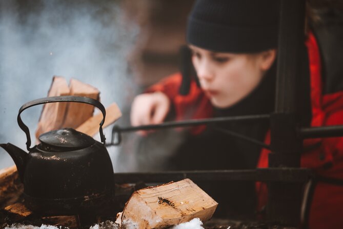 Korouoma Canyon Frozen Waterfalls - The bonfire and Finnish campfire snack: why this stop is more than food