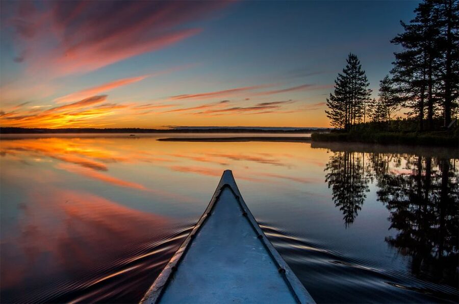 Lapland: Canoeing Trip with Reindeer and Husky Farm Tour - Included food: reindeer sandwiches and blueberry juice