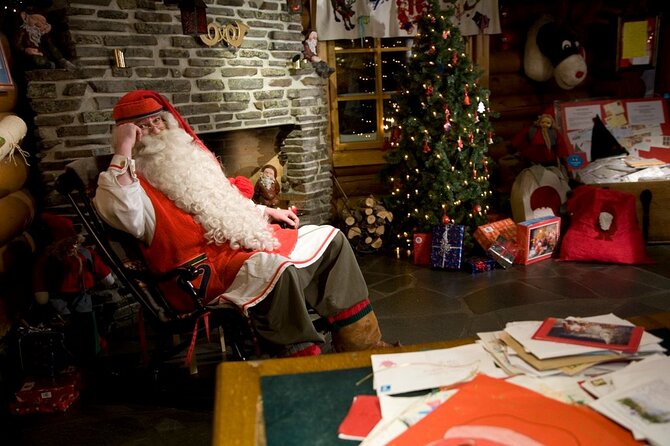 Meet Santa Claus & Santa's Reindeer Ride & Greet Huskies - Crossing the Arctic Circle Line: the “we’re really here” moment