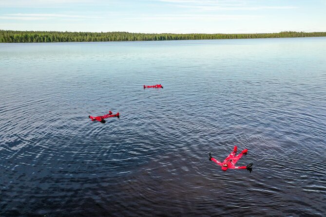 Midnight Sun Floating Experience in Forest Lake - Midnight Sun on a Forest Lake, in plain terms