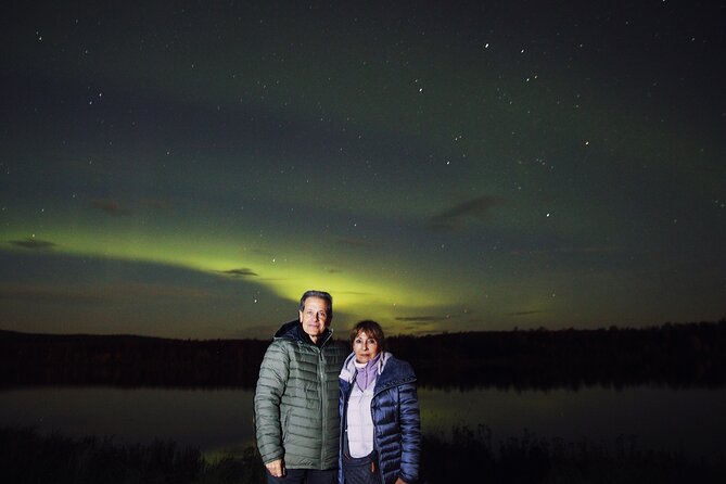 Northern lights hunting photo tour with bbq; small groups - Cold Weather Reality Check: Overalls Are Not Included