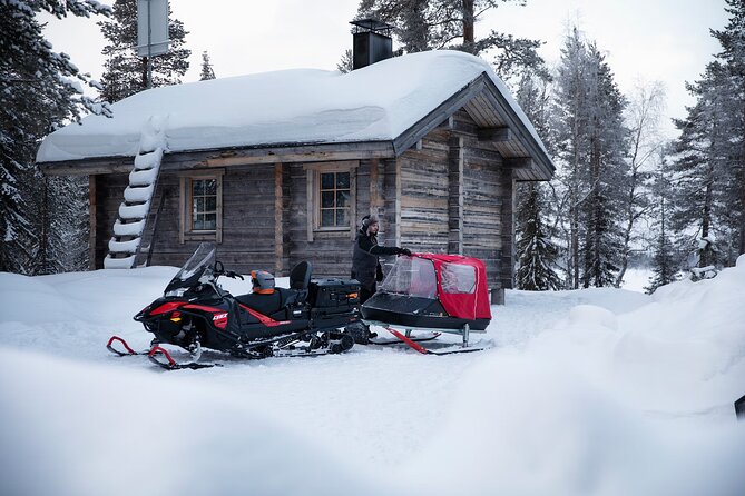 Northern Lights Snowmobile Sledge Ride in Rovaniemi - The 3-Hour Twilight Sledge Ride Through Lapland Winter