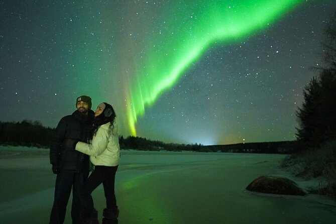 Private Aurora Hunting Tour—Guaranteed Sightings - Stop around the campfire in Lapland: warm drinks and photo moments