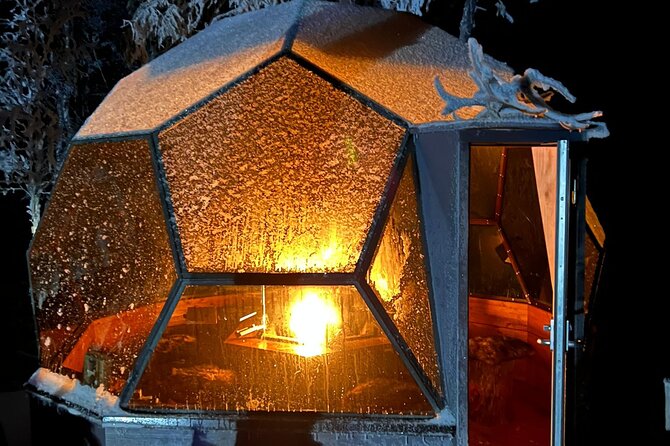 Private Glass Igloo Dinner on the Shore of Frozen Lake - Stop at the lakeshore: warm igloo time, lake views, and the real cold factor
