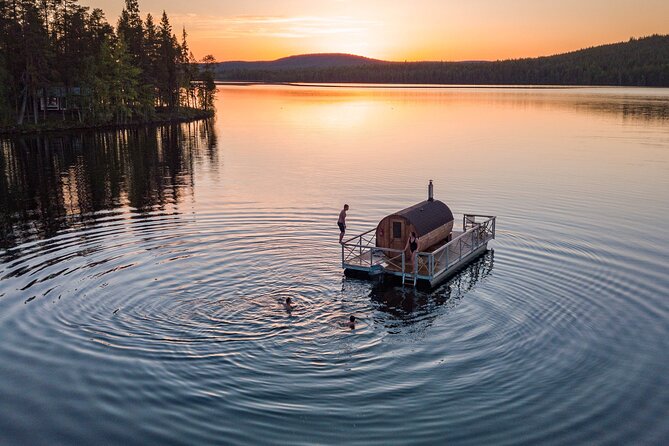 Private Traditional Finnish Sauna Boat Scenic River Cruise - The wood-heated traditional sauna session on board