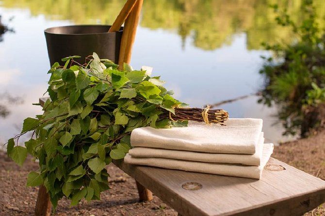 Private Traditional Lakeside Sauna with Midnight Sun - Stop 1 at Nordic Unique Travels: the sauna setup you want