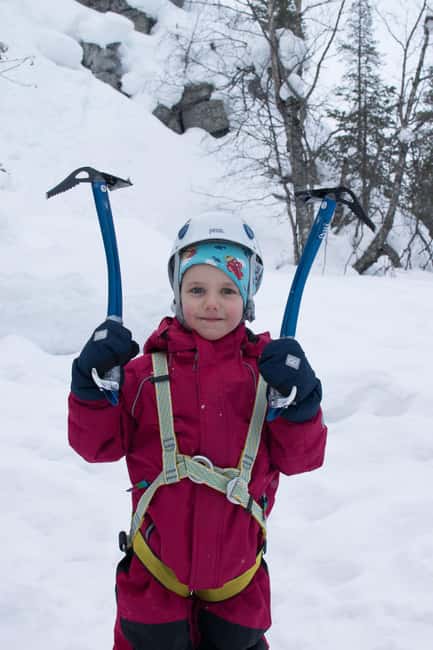 Pyhätunturi: Kid's Ice Climbing Adventure in Finnish Lapland - Where the Adventure Starts at Camp Kitchen & Bar Pyhätunturi