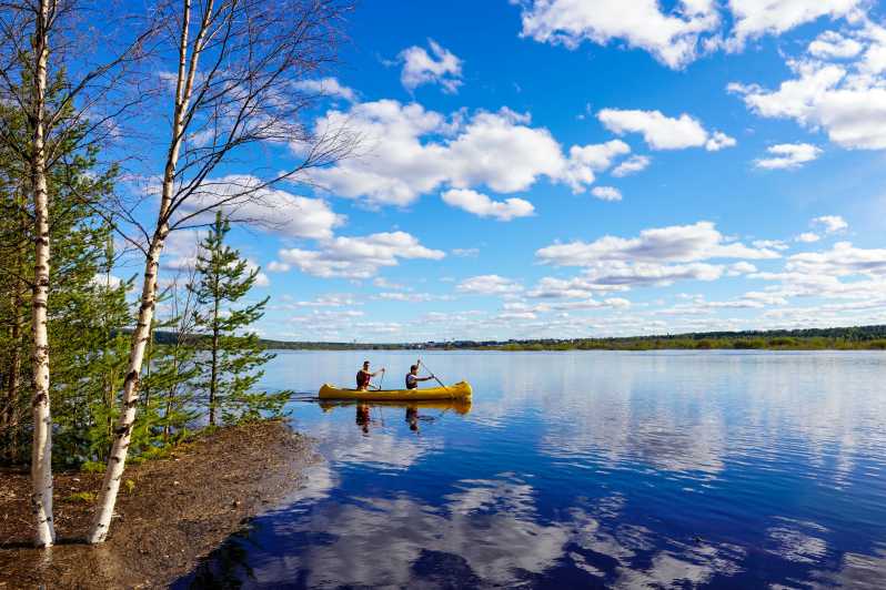Rovaniemi: All-Day Canoe Adventure - The Route: lakes, inlets, and that quiet Lapland feeling