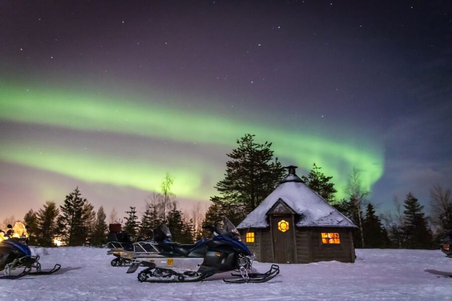 Rovaniemi: Aurora Borealis Snowmobile Safari with Campfire - Campfire warmth: juice, cookies, and the comfort stop that saves the night