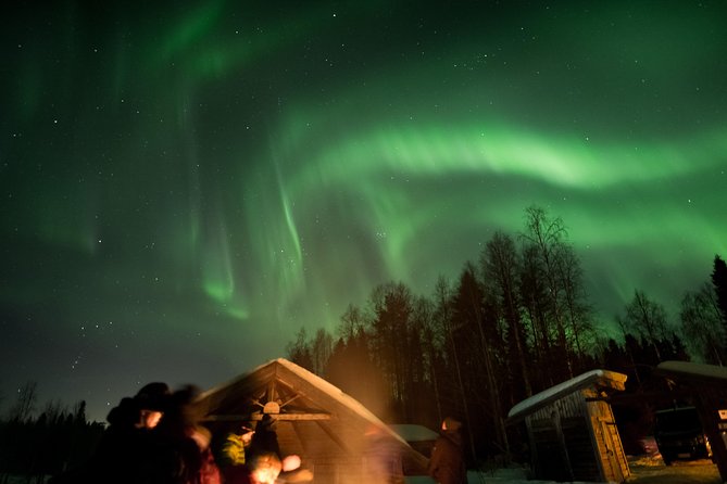 Rovaniemi AURORA PASS: 3-5 Days Unlimited Northern Lights chasing Pass - Night 1 at Nordic Adventures: rural countryside, cookies, and the first big waiting game