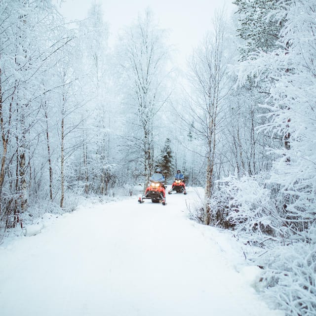Rovaniemi: Early Winter 2 Hour Snowmobile Safari - Getting to Apukka Resort: quick pickups, then time to settle in