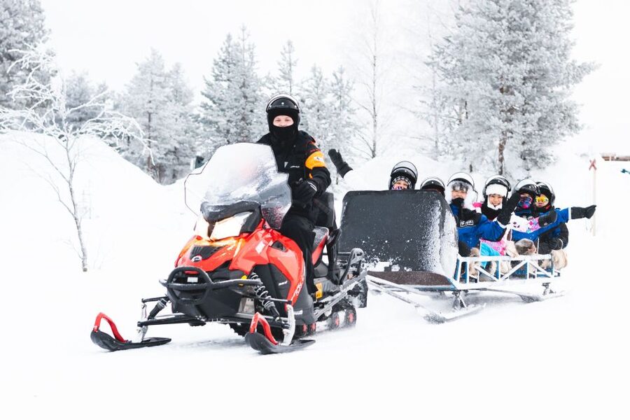 Rovaniemi: Family Snowmobile Safari with Campfire and Snacks - Kids Take the Wheel on Mini Snowmobiles (Up to 11-12)
