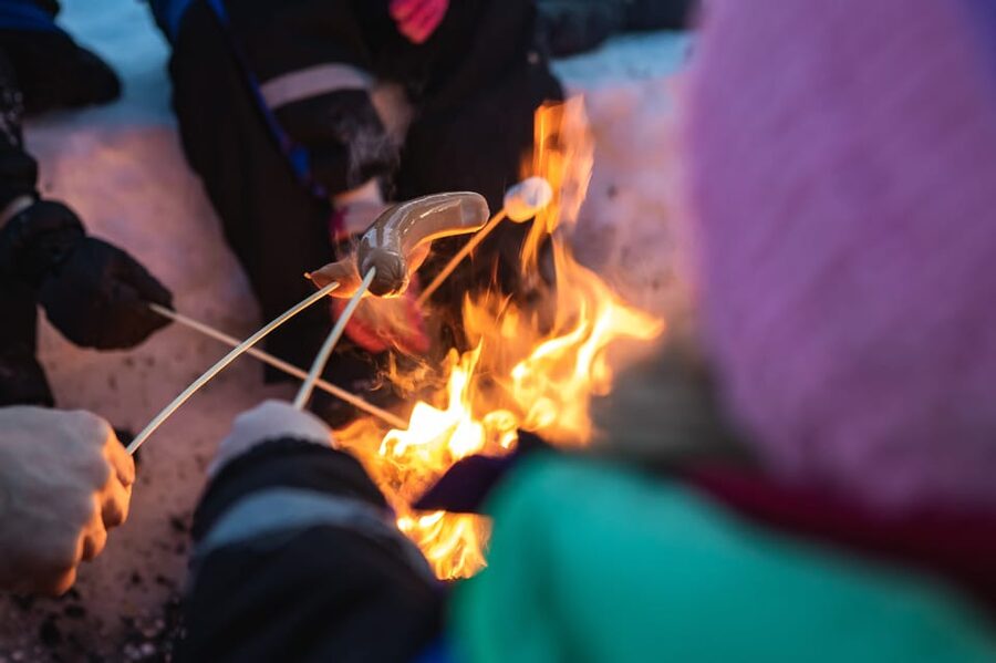 Rovaniemi: Family Snowmobile Trip with Guide and Picnic - Campfire BBQ Picnic: Where the Day Becomes Comfortable and Memorable