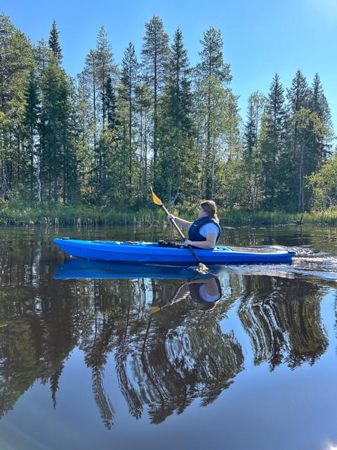 Rovaniemi: Guided Wilderness Kayaking Adventure - Your gear and the hot drink moment that makes the trip feel finished