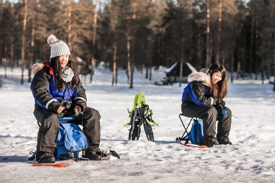 Rovaniemi: Ice Fishing Experience - From Old Forest to Frozen Lake, You Start With a Simple Walk