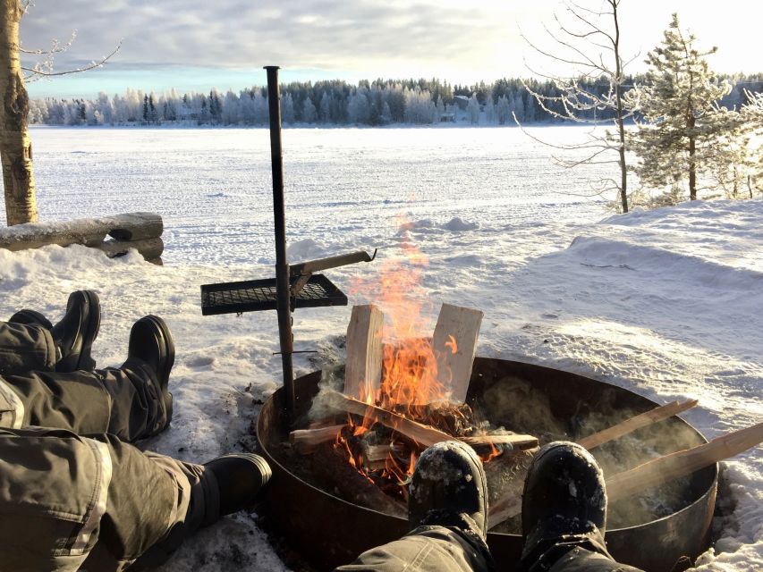 Rovaniemi: Ice Fishing Experience - Ice Fishing 101, With Real Arctic Food Lessons
