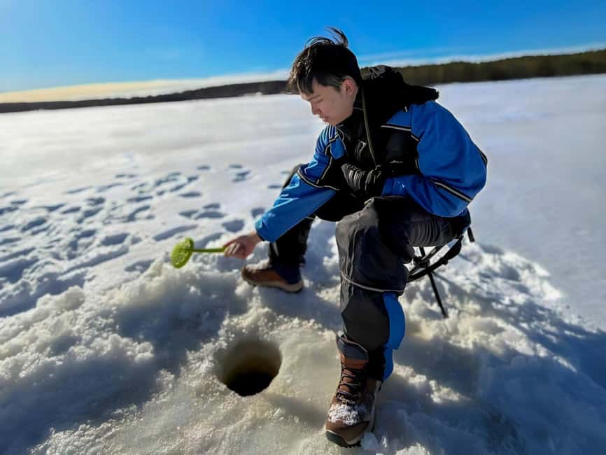 Rovaniemi: Ice Fishing Small Group Tour & Barbeque - The fishing time itself: patience, cold comfort, and your personal tempo