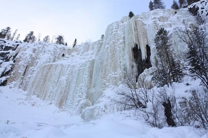 Rovaniemi: Korouoma Canyon & Frozen Waterfalls Tour with BBQ - The frozen waterfall hike: what the 4-6 km actually feels like