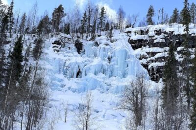 Korouoma Canyon & Frozen Waterfalls Tour with BBQ