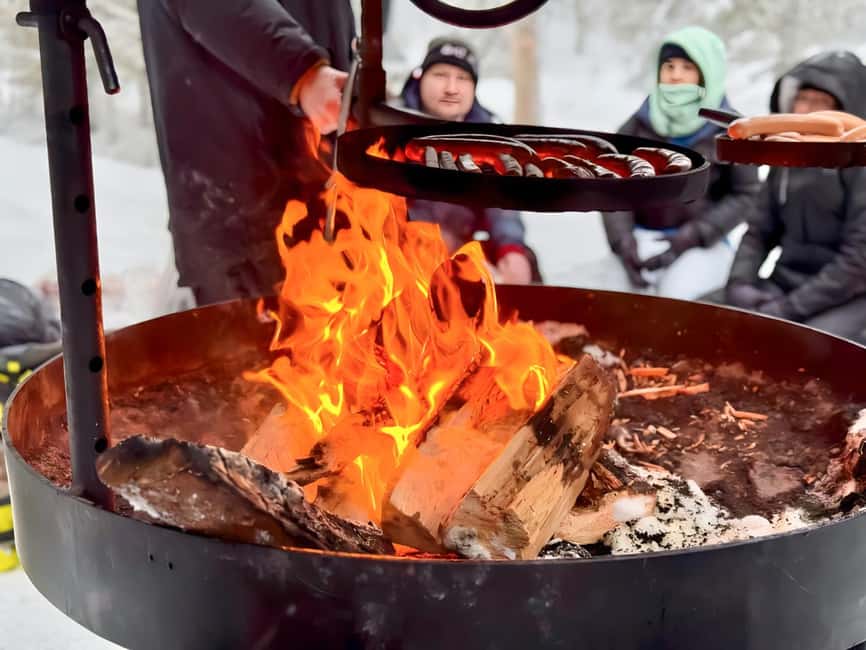 Rovaniemi: Korouoma Canyon & Frozen Waterfalls Tour with BBQ - The BBQ by the open fire: where the day becomes comfortable
