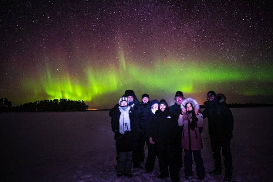 Rovaniemi: Night Sky lappish Barbecue - Outdoor barbecue in Lapland style, from sausage to marshmallows