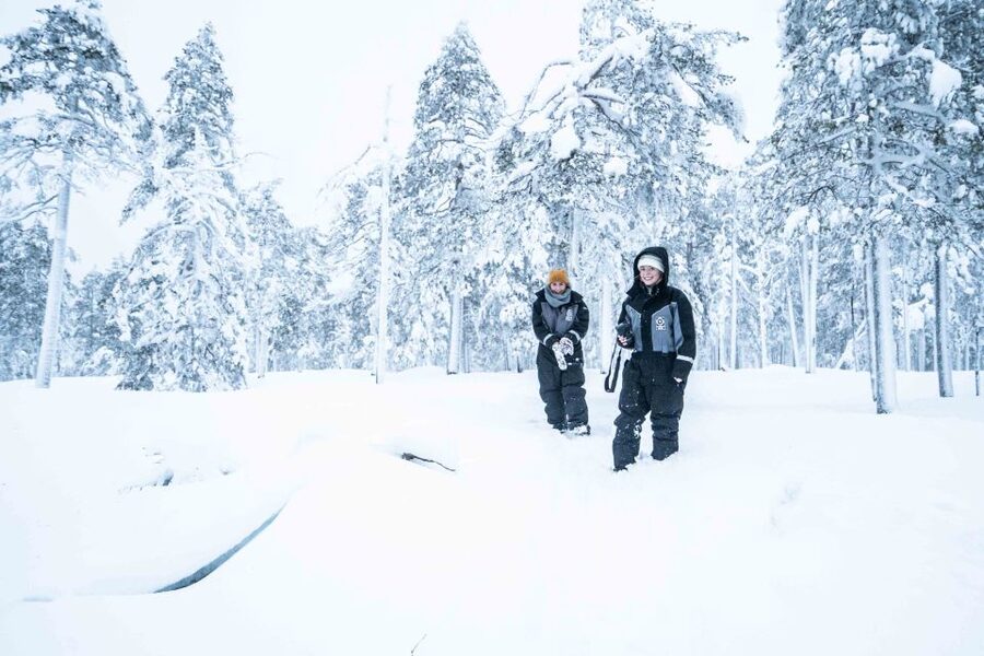 Rovaniemi: Nordic Forest Wilderness Adventure - Crossing the Wild River, Then Walking Into Snow-Laden Forest Quiet