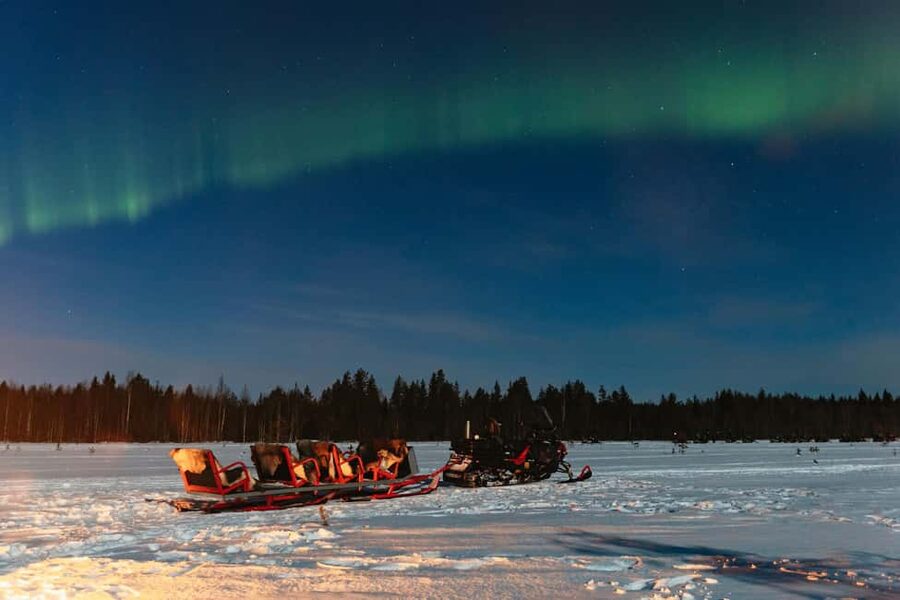 Rovaniemi: Northern Lights Family-Friendly Snowmobile Safari - Where you meet in Rovaniemi, and why city center pickups are different
