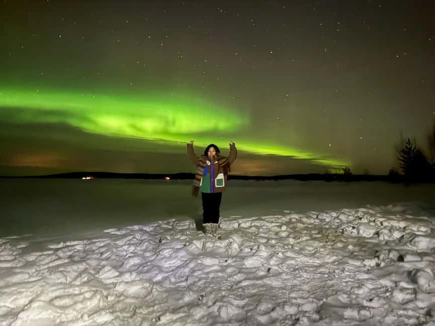 Rovaniemi:Northern Lights Hunt in Lapland Wilderness - Reaching the Wilderness Viewing Point, Then Standing in the Arctic Air