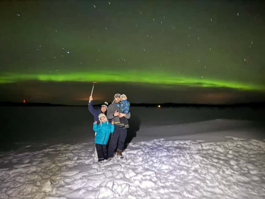 Rovaniemi:Northern Lights Hunt in Lapland Wilderness - Photographing With Your Phone or Camera, Without Losing the Moment