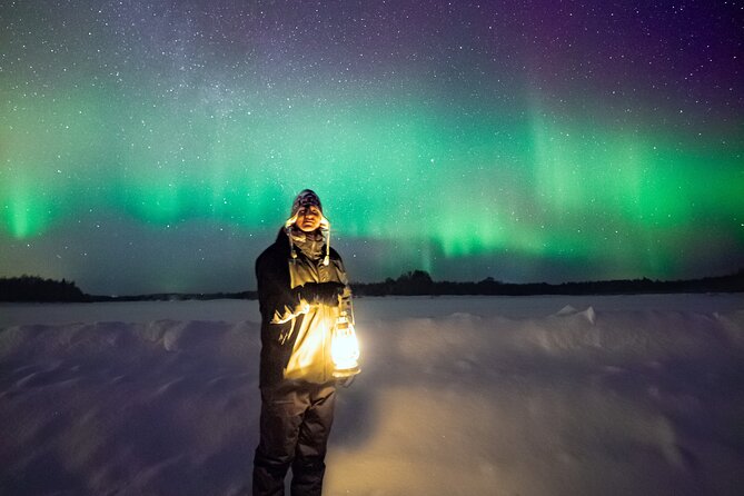 Rovaniemi: Northern Lights Pro Guaranteed - Unlimited (PRIVATE) - Key Highlights (Quick Takes)