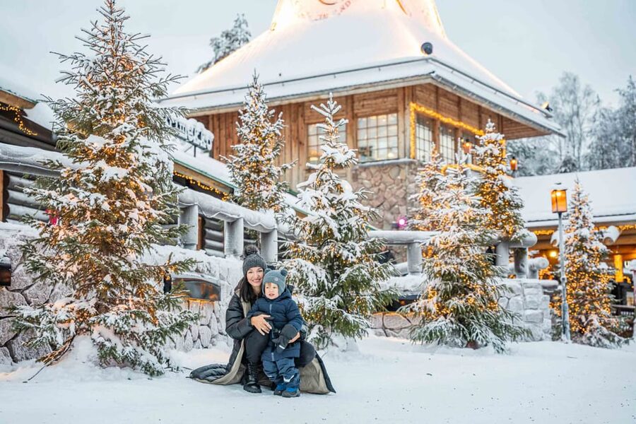 Rovaniemi: Private Pro Photoshoot in Santa Claus Village - Price and Group Math: $330 for Up to 8 People