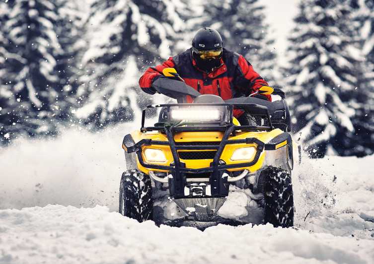Rovaniemi: Quad Bike Ride and Ice Fishing - The hour-long ATV ride through Lapland forest