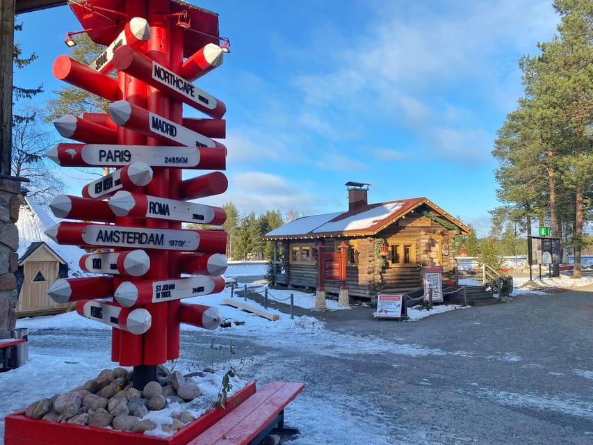 Rovaniemi: Santa Claus Village and Husky sledge/guided tour - Santa and huskies in one tidy 4-hour block