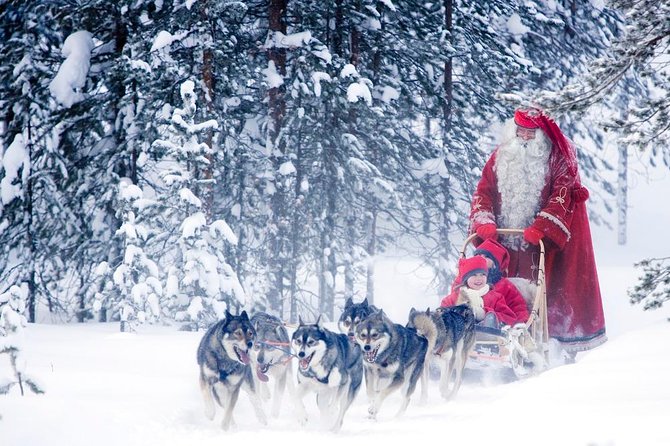 Rovaniemi Santa Claus Village Husky Reindeer Farm Arctic Museum - Meeting point reality check: no hotel pickup, go to Maakuntakatu