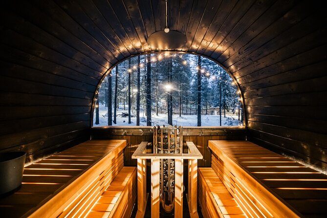 Rovaniemi Sauna World with a Hot Tub, Jacuzzi and Cold Pool - The Sauna Lineup: Traditional, Savu, Maisema, Terva, Kesä, and Tynnyri