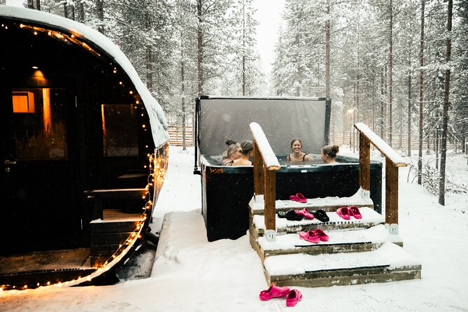 Rovaniemi Sauna World with a Hot Tub, Jacuzzi and Cold Pool - Hot Tub, Jacuzzi, and the Icy Cold Pool: Choosing Your Temperature Adventure