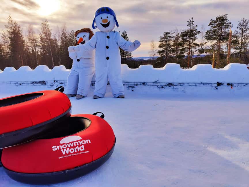 Rovaniemi: Snowman World Entrance Ticket - Ice skating rink: included rentals and a short, fun session